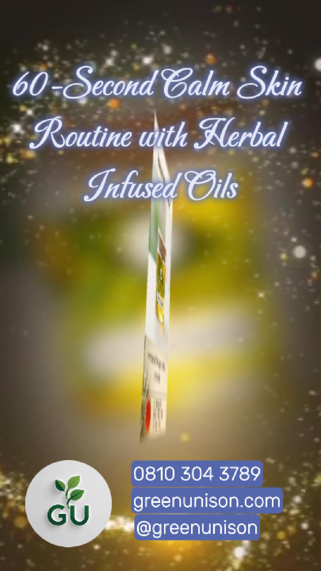 60-Second Calm Skin Routine with Herbal Infused Oils
