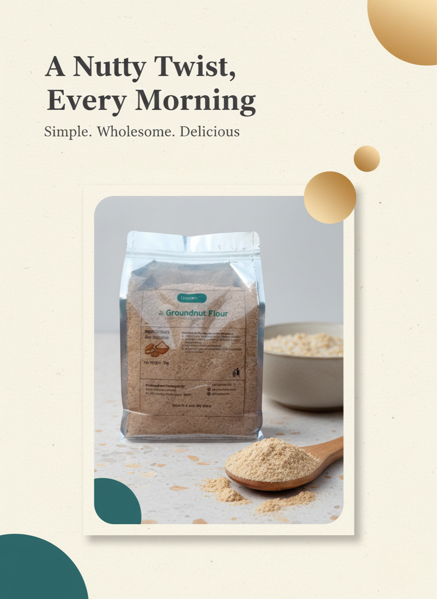 Groundnut Flour as a “One-Spoon Upgrade” for Breakfast (5 easy ways)